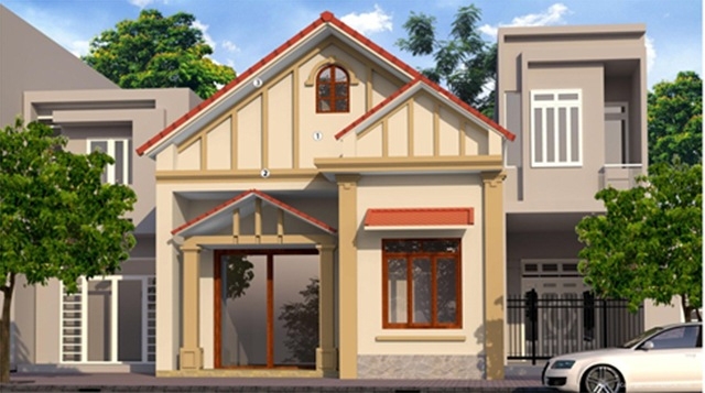 Chọn màu sơn cho nhà cấp 4 theo yếu tố phong thủy